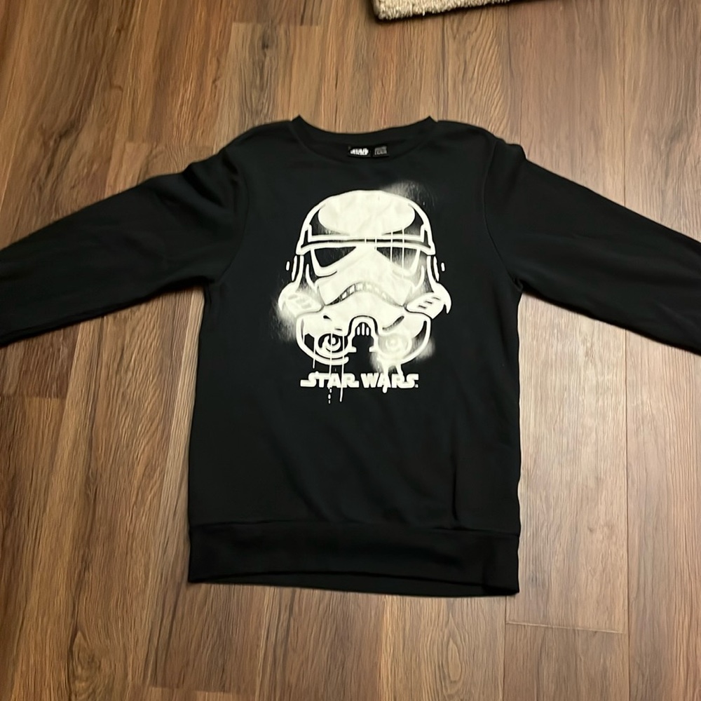 Black Star Wars Kids Sweater